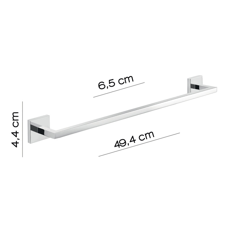 Portasalviette a muro 50 cm Gedy modello Elba - Cromato by CeramicStore | Lo specialista del tuo bagno