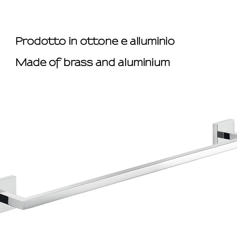 Portasalviette a muro 50 cm Gedy modello Elba - Cromato by CeramicStore | Lo specialista del tuo bagno