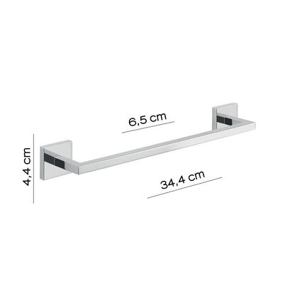 Portasalviette a muro 35 cm Gedy modello Elba - Cromato by CeramicStore | Lo specialista del tuo bagno