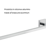 Portasalviette a muro 35 cm Gedy modello Elba - Cromato by CeramicStore | Lo specialista del tuo bagno