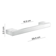 Maniglione di sicurezza 30 cm Gedy modello Elba - Cromato by CeramicStore | Lo specialista del tuo bagno