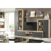 Kit parete living modello Nobel - Naturale/Antracite by CeramicStore | Lo specialista del tuo bagno