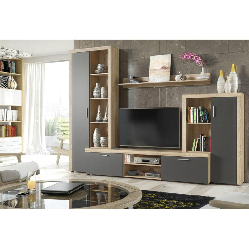 Kit parete living modello Nobel - Naturale/Antracite by CeramicStore | Lo specialista del tuo bagno