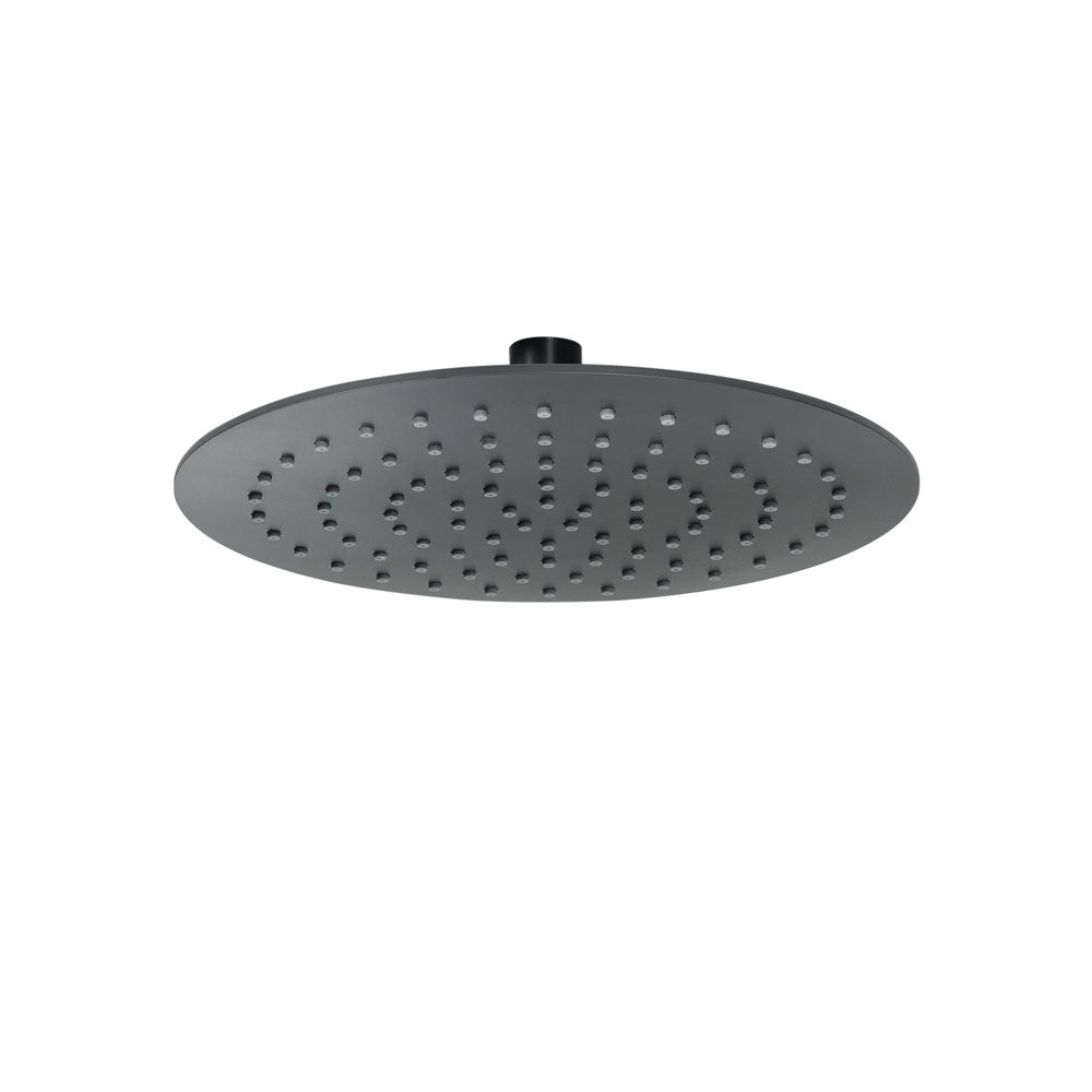 Soffione doccia 1 getto à˜ 22,5 cm connessione da 1/2'' serie Plus 07 by Gedy - Nero matt by CeramicStore | Lo specialista del tuo bagno