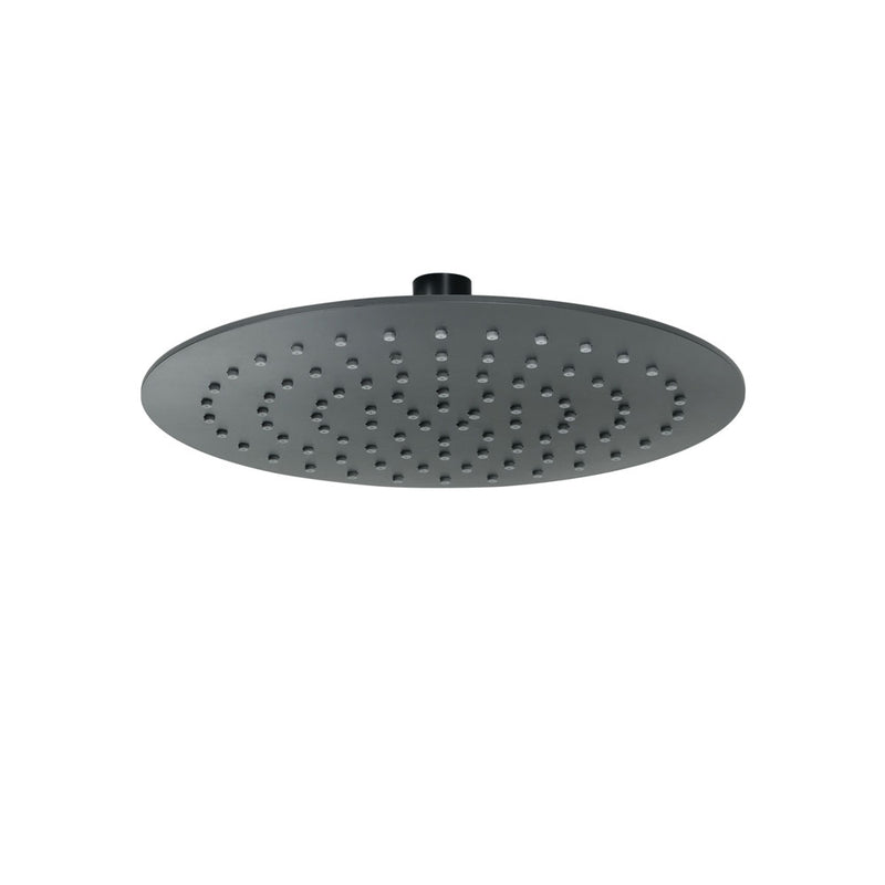 Soffione doccia 1 getto à˜ 22,5 cm connessione da 1/2'' serie Plus 07 by Gedy - Nero matt by CeramicStore | Lo specialista del tuo bagno