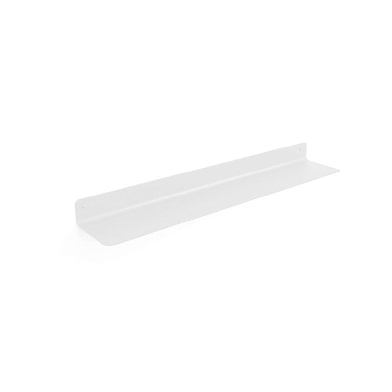 Mensola da fissare a parete in alluminio verniciato collezione Saeta di Lineabeta - Bianca by CeramicStore | Lo specialista del tuo bagno