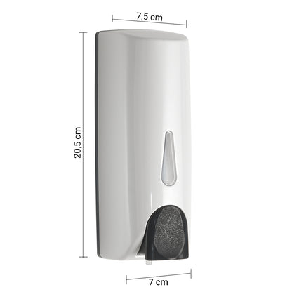 Dispenser sapone o disinfettante mani a parete di Gedy modello Squid - Bianco by CeramicStore | Lo specialista del tuo bagno