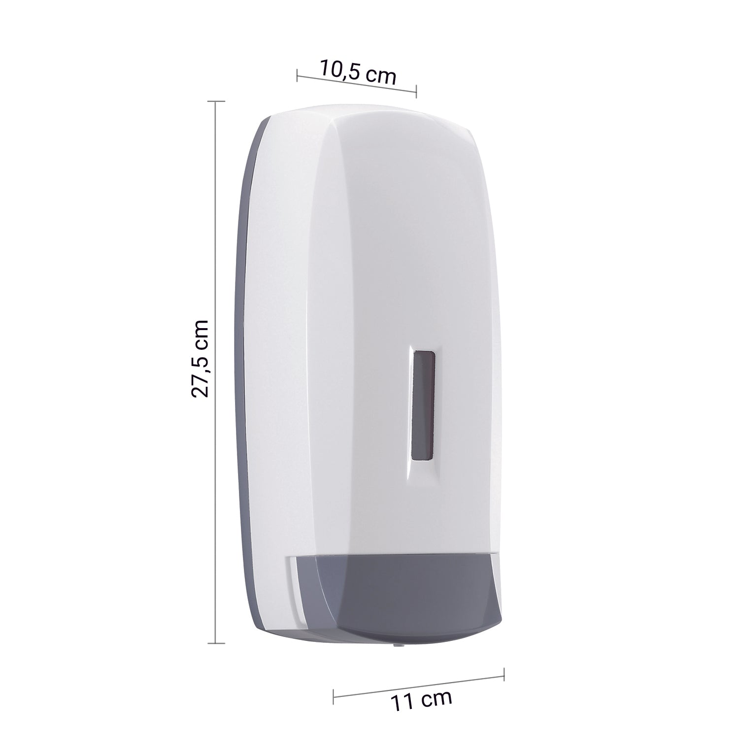 Distributore sapone modello Touch di Gedy da 1000 ml - Bianco by CeramicStore | Lo specialista del tuo bagno