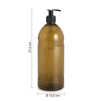 Gedy Distributore di Sapone Agave - Ambra 1000 ml by CeramicStore | Lo specialista del tuo bagno