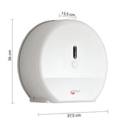 Gedy Distributore Jumbo Maxi - Bianco Per Rotoli 34 Cm by CeramicStore | Lo specialista del tuo bagno