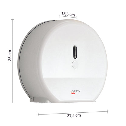 Gedy Distributore Jumbo Maxi - Bianco Per Rotoli 34 Cm by CeramicStore | Lo specialista del tuo bagno