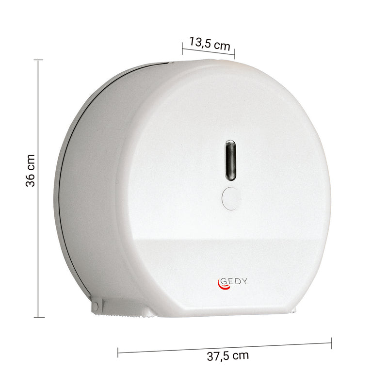Gedy Distributore Jumbo Maxi - Bianco Per Rotoli 34 Cm by CeramicStore | Lo specialista del tuo bagno