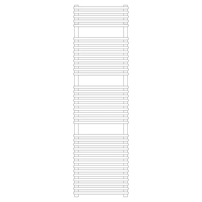 Termoarredo idraulico modello Catania di Lazzarini 1738x500 - Bianco by CeramicStore | Lo specialista del tuo bagno