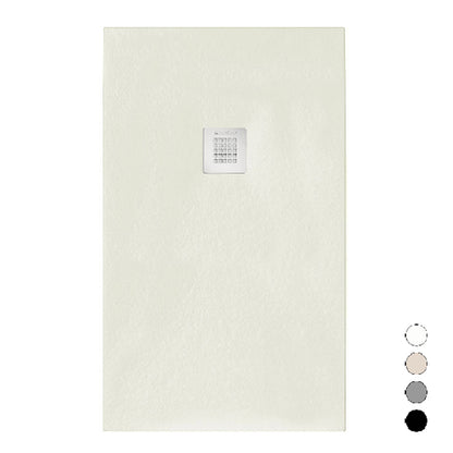 Piatto doccia effetto pietra ntaurale modello Serenity 90x170 cm - Beige by CeramicStore | Lo specialista del tuo bagno