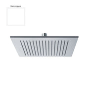 Set doccia composto da soffione Parigi, 4 bodyjet, doccia e flessibile e deviatore 3 vie bianco by CeramicStore | Lo specialista del tuo bagno