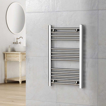 Termoarredo scaldasalviette da bagno idraulico 1230x500 mm interasse 450 mm in acciaio Cromato by CeramicStore | Lo specialista del tuo bagno