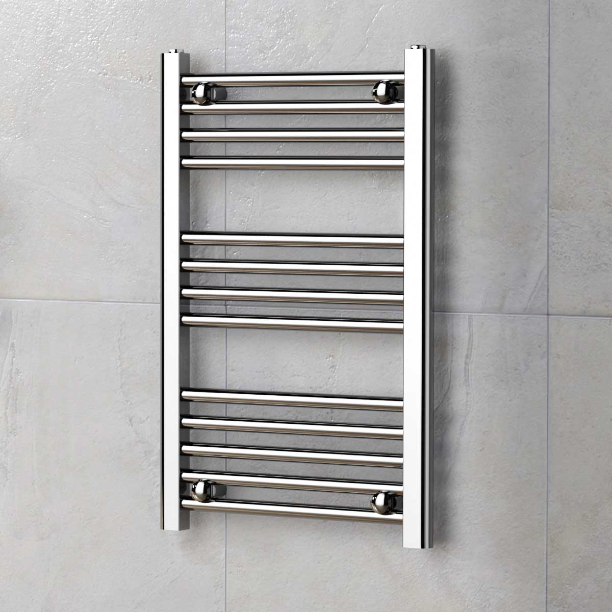 Termoarredo scaldasalviette da bagno idraulico 1230x500 mm interasse 450 mm in acciaio Cromato by CeramicStore | Lo specialista del tuo bagno