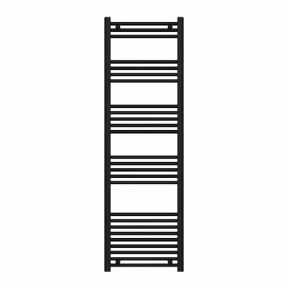 Termoarredo scaldasalviette da bagno idraulico 1230x500 mm interasse 450 mm in acciaio Verniciato Nero by CeramicStore | Lo specialista del tuo bagno