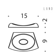 Porta sapone d'appoggio cromato collezione Land di Colombo Design by CeramicStore | Lo specialista del tuo bagno