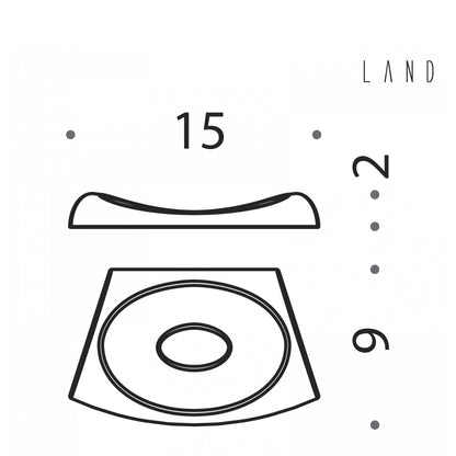 Porta sapone d'appoggio cromato collezione Land di Colombo Design by CeramicStore | Lo specialista del tuo bagno
