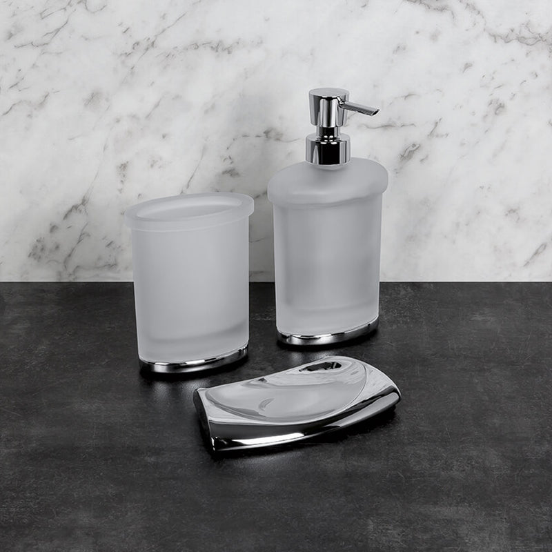 Porta sapone d'appoggio cromato collezione Land di Colombo Design by CeramicStore | Lo specialista del tuo bagno