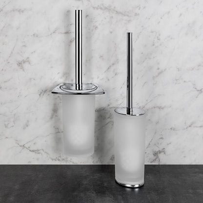 Porta scopino d'appoggio in ottone collezione Land di Colombo Design by CeramicStore | Lo specialista del tuo bagno