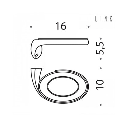 Porta sapone destro a muro collezione Link di Colombo Design by CeramicStore | Lo specialista del tuo bagno