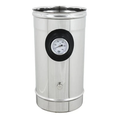 Modulo prelievo fumi inox 304 diam. 200