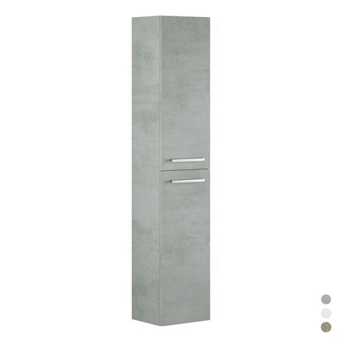 Colonna bagno sospesa athena 2 aperture da montare cm 150x30x25 rovere alaska