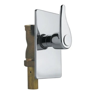 Passo rapido per wc con piastra quadra 3/4