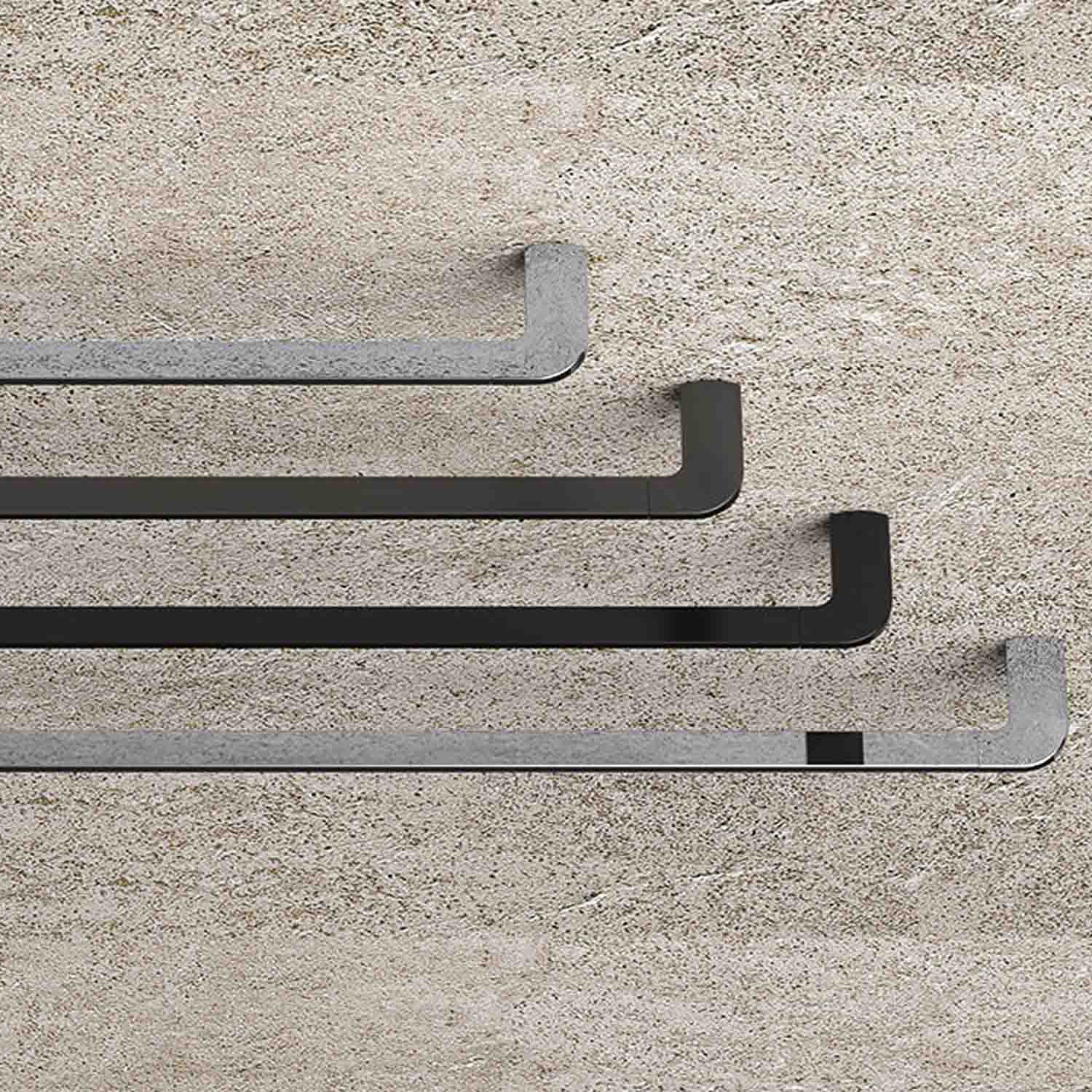 Porta salvietta 34.6cm in ottone nero collezione Trenta di Colombo Design by CeramicStore | Lo specialista del tuo bagno