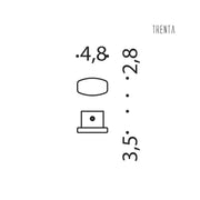 Appenditutto in ottone nero collezione Trenta di Colombo Design by CeramicStore | Lo specialista del tuo bagno