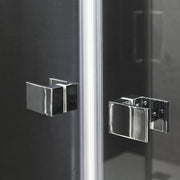 Porta doccia modello Ermes ad apertura saloon da 110 cm cristallo serigrafato 6 mm temperato by CeramicStore | Lo specialista del tuo bagno