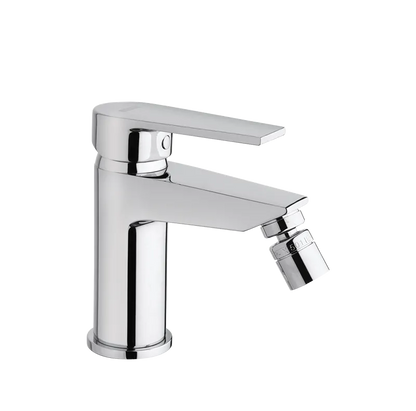Set di rubinetti da bagno Lavabo e Bidet con scarico e Vasca con set Doccia finitura cromata collezione LOGOS+ di Mamoli Rubinetterie by CeramicStore | Lo specialista del tuo bagno