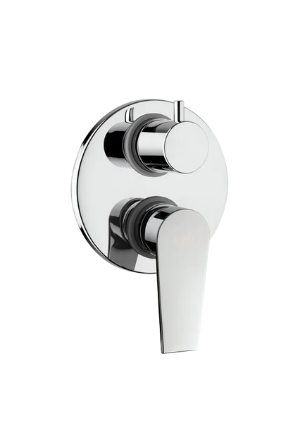 Set di rubinetti da bagno Lavabo Alto e Bidet con scarico e Doccia Incasso con Deviatore finitura cromata collezione LOGOS+ di Mamoli Rubinetterie by CeramicStore | Lo specialista del tuo bagno