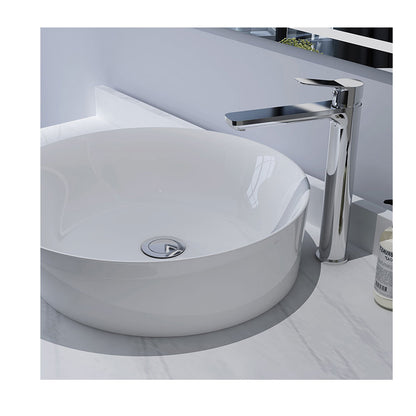 Miscelatore alto per lavabo, in ottone cromato della serie Rhio by GME - Cromato by CeramicStore | Lo specialista del tuo bagno