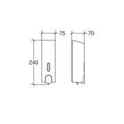 Lineabeta Dosatore Othello Cromato 400ml - Con Sensore by CeramicStore | Lo specialista del tuo bagno