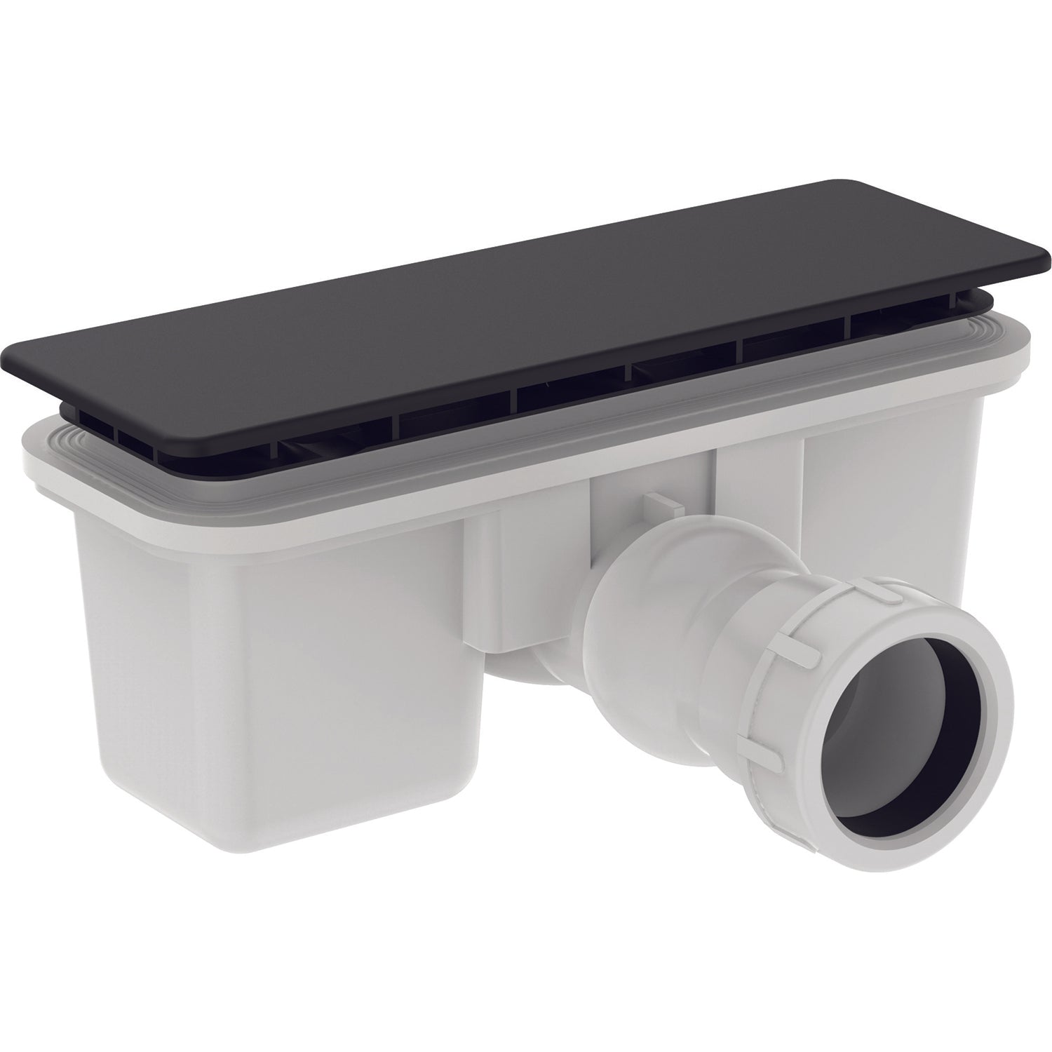 Piletta rettangolare per piatti doccia Ultra Flat New Ideal Standard nero opaco by CeramicStore | Lo specialista del tuo bagno