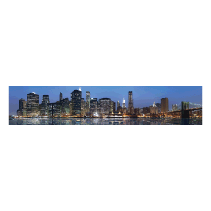 Termoarredo design linea TermoCrea Modello 'New York' cm 36x200 a piastra orizzontale interasse mm 50 by CeramicStore | Lo specialista del tuo bagno