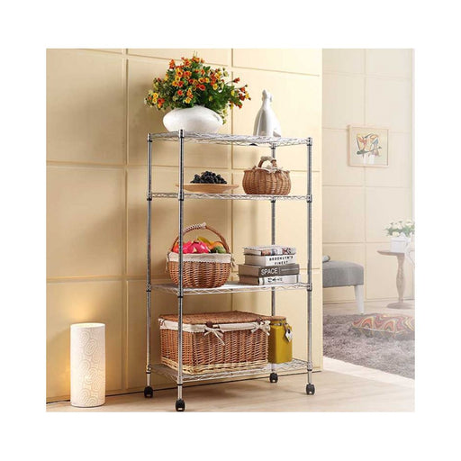 Scaffale serie America a 4 piani in Acciaio - Cromato by CeramicStore | Lo specialista del tuo bagno
