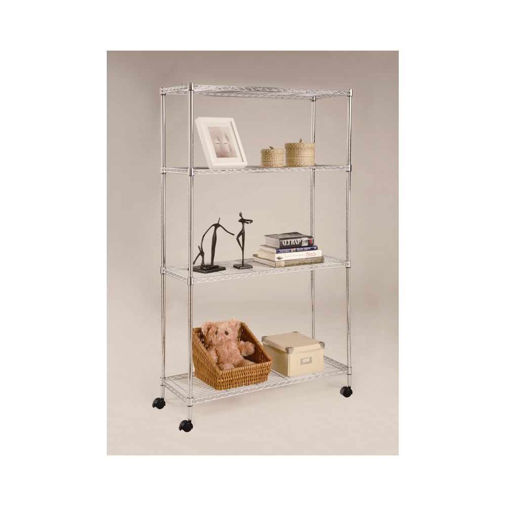 Scaffale a 4 piani in Acciaio serie America - Cromato by CeramicStore | Lo specialista del tuo bagno