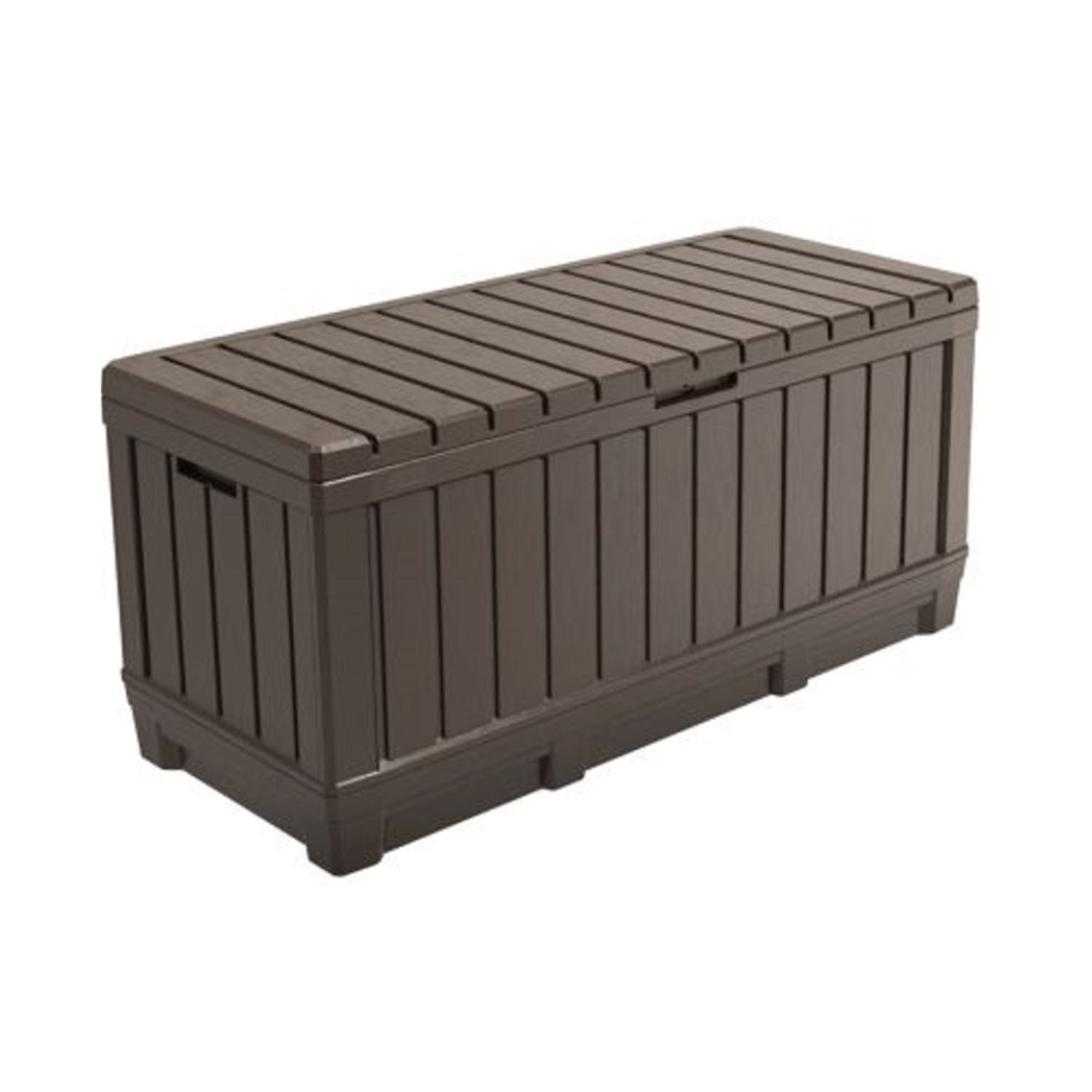 Cassapanca effetto legno modello Keter Kentwood in resina antiurto - Marrone by CeramicStore | Lo specialista del tuo bagno