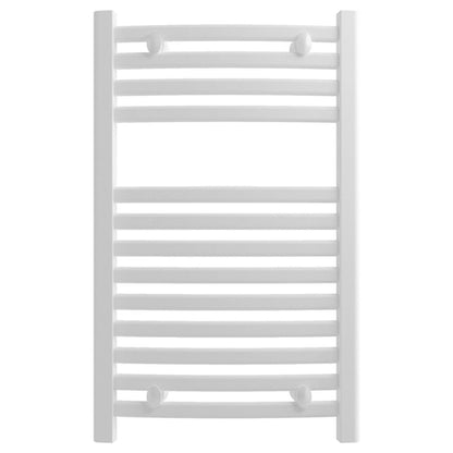 Termoarredo modello Merano Curvo di Lazzarini 803x500 mm - Bianco by CeramicStore | Lo specialista del tuo bagno