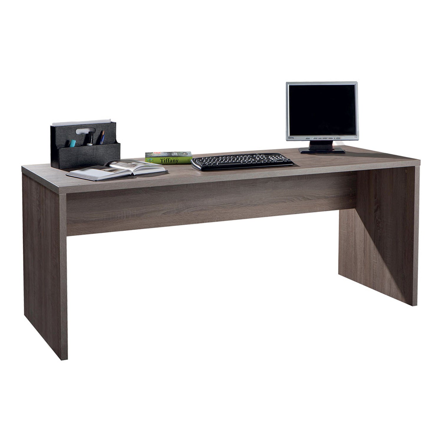 Scrivania linea Salonicco L. 178 cm - Rovere tartufo by CeramicStore | Lo specialista del tuo bagno