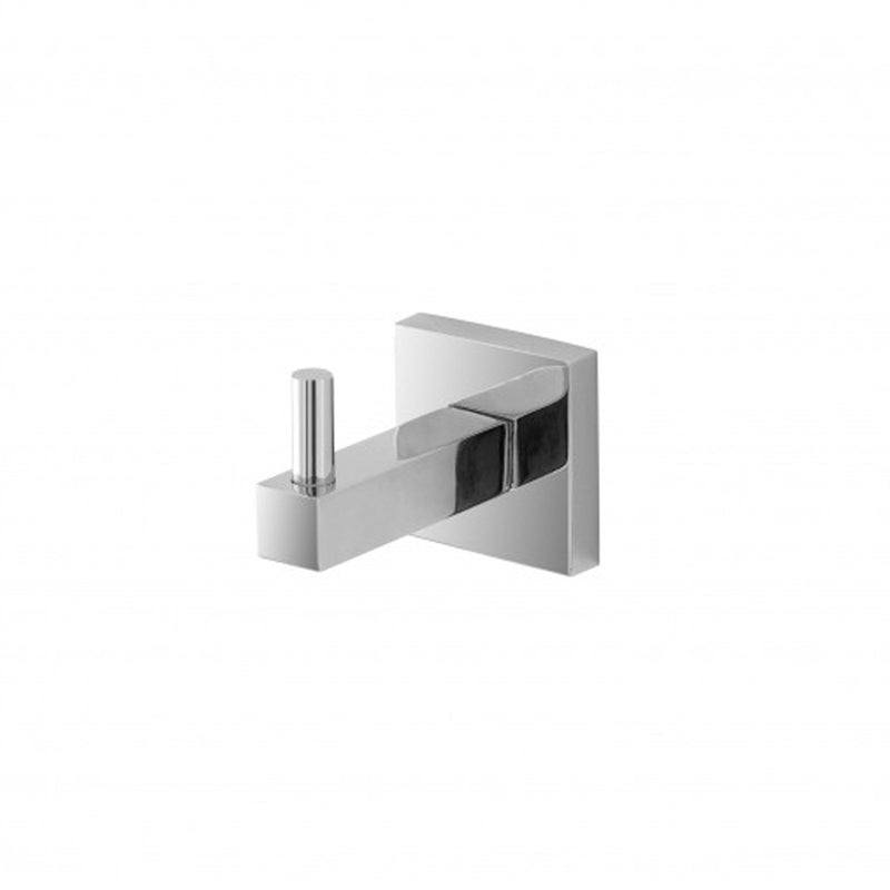 Appendino bagno in Cromall con piastrina quadrata serie Square by CeramicStore | Lo specialista del tuo bagno