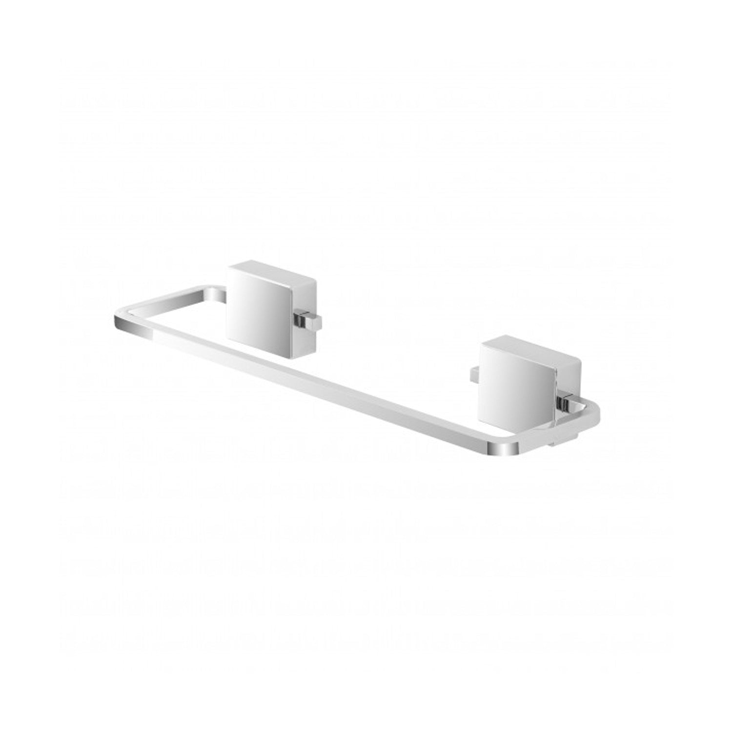 Porta salviette in acciaio cromato serie Smooth fissaggio con viti o adesivo 30 cm by CeramicStore | Lo specialista del tuo bagno