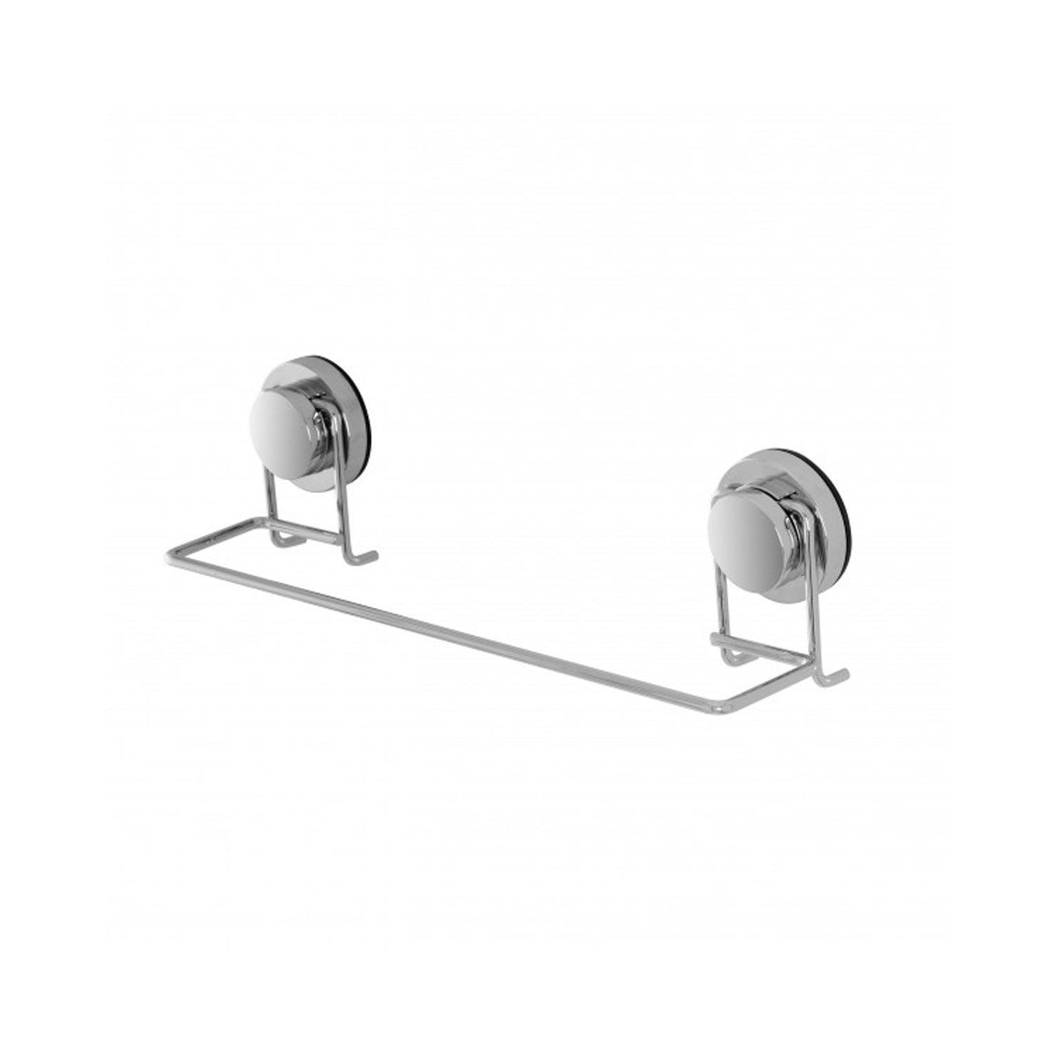 Porta salviette in acciaio cromato serie Naiki fissaggio a ventosa cm 35 by CeramicStore | Lo specialista del tuo bagno