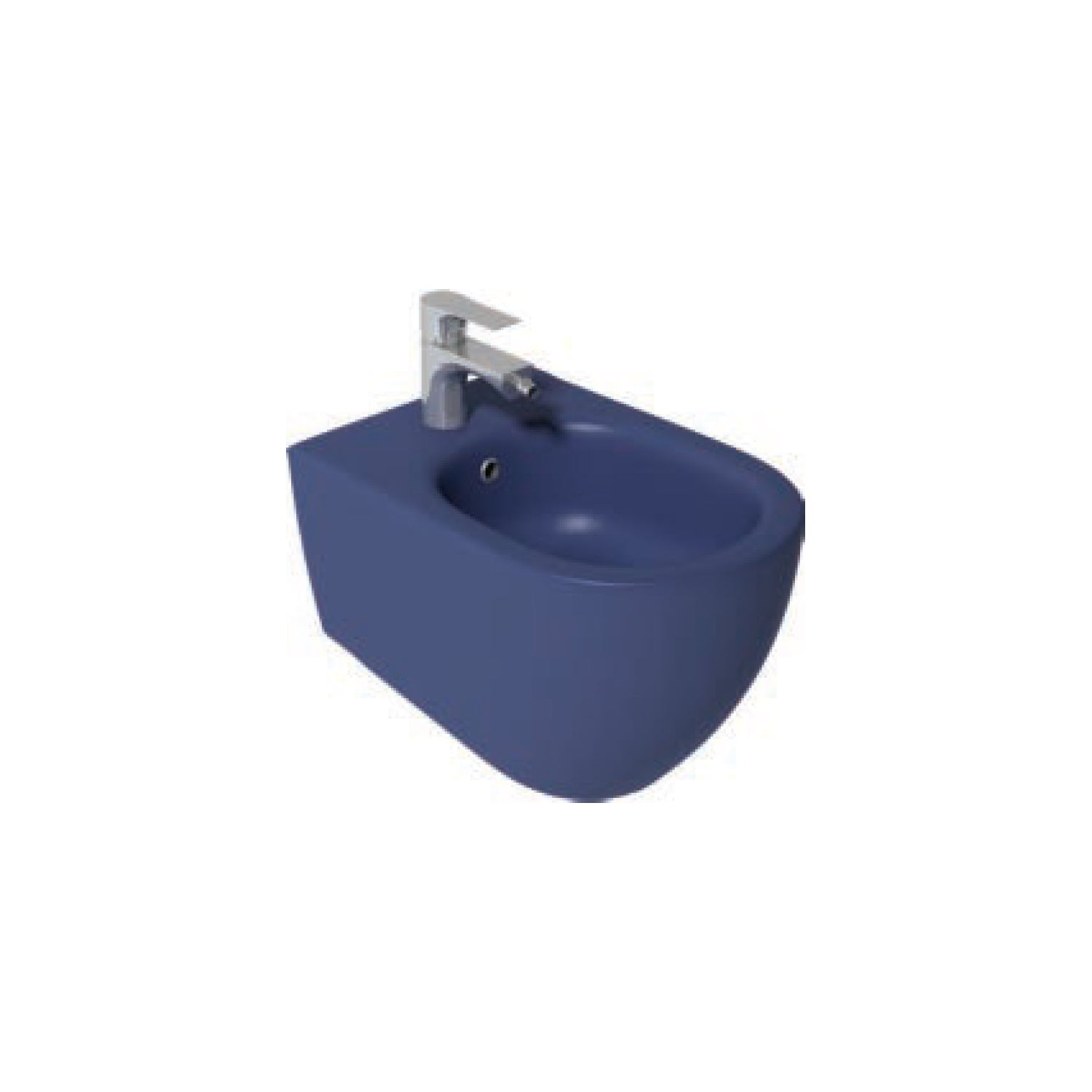 Bidet sospeso Rimless BathCore serie Infinity 53x36