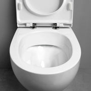 Vaso filo muro Ceramica Azzurra Pratica con sedile in termoindurente soft close