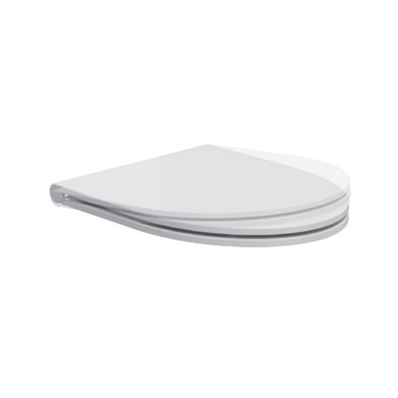 Coprivaso Originale in termoindurente Ceramica Azzurra Comoda chiusura soft close